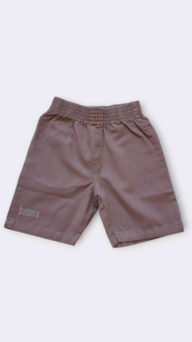 Conjunto Fakini, Menino, Tamanho 02, 100% Algodão, Marrom - Imagem 4